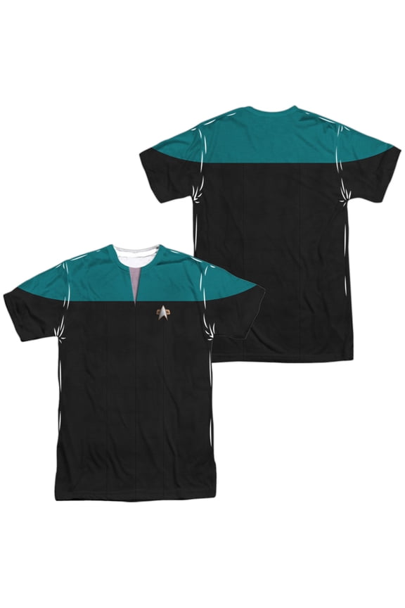 Voyager Science Uniform Unisex Adult Sublimated Costume T Shirt (Front/Back), 2X-Large Multicolor