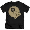 thumbnail image 1 of Star Trek Vulcan Logo Youth 18/1 T-Shirt Black, 1 of 2