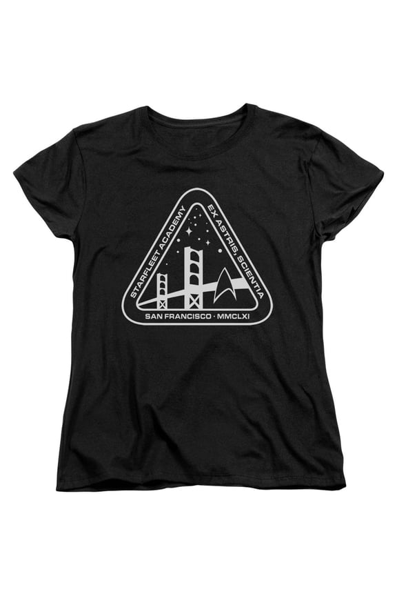 Star Trek - White Academy Logo - Women's Short Sleeve Shirt - XX-Large