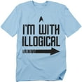 thumbnail image 1 of Star Trek With Illogical Officially Licensed Adult T-Shirt L, 1 of 7