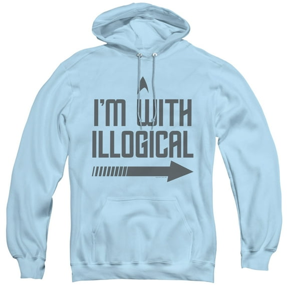 Star Trek - With Illogical - Pull-Over Hoodie - Small