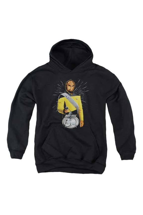 Star Trek - Worf 30 - Youth Hooded Sweatshirt - Small