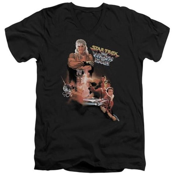 Star Trek-Wrath Of Khan-Movie - Black- Medium