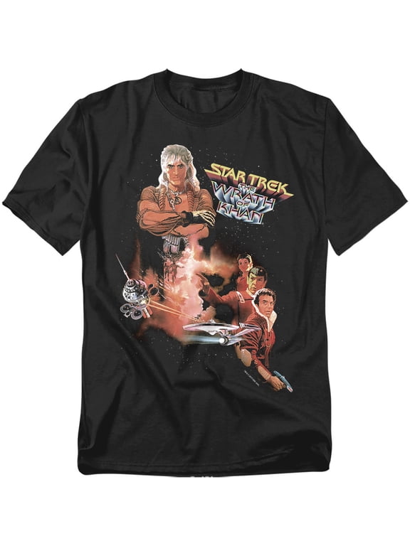Men's Wrath Of Khan T-shirt XXX-Large Black