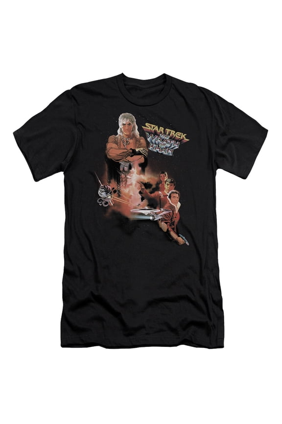 Star Trek - Wrath Of Khan(Movie) - Premium Slim Fit Short Sleeve Shirt - Small