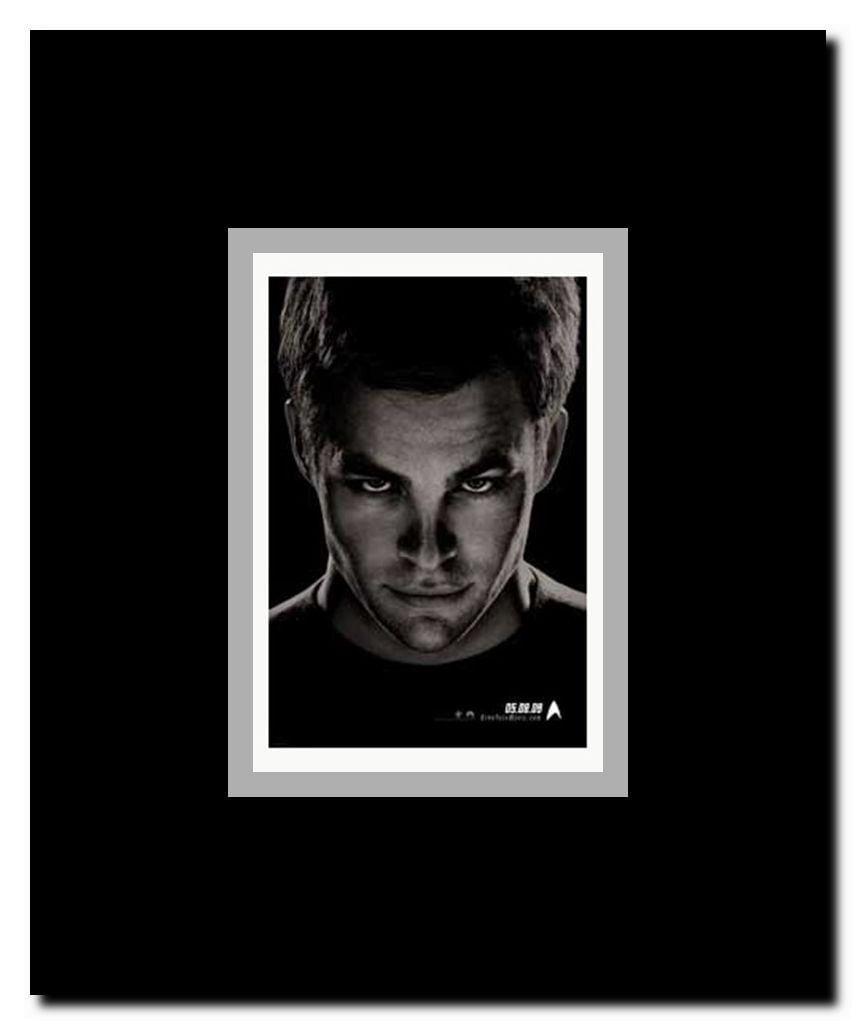 Star Trek XI - James T. Kirk - style E Framed Movie Poster