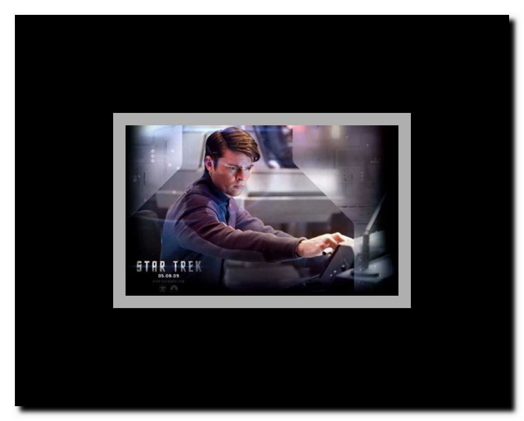 Star Trek XI - style AD Framed Movie Poster