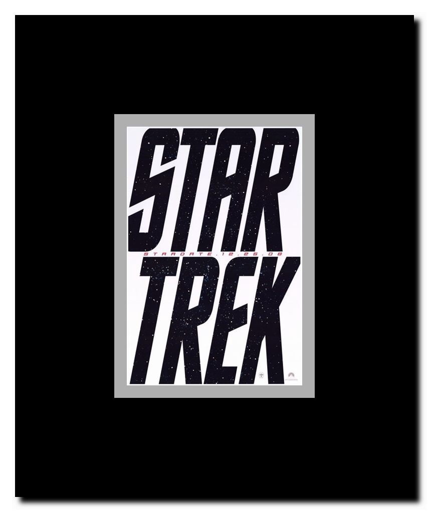 Star Trek XI - style G Framed Movie Poster