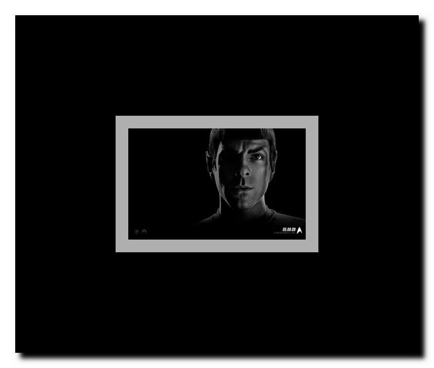 Star Trek XI - style O Framed Movie Poster