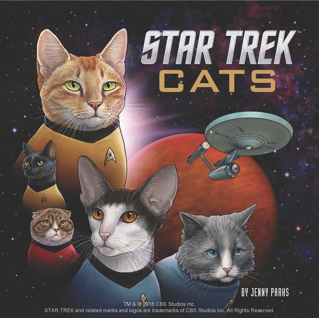 JENNY PARKS Star Trek Cats: (Star Trek Book, Book about Cats), (Hardcover)