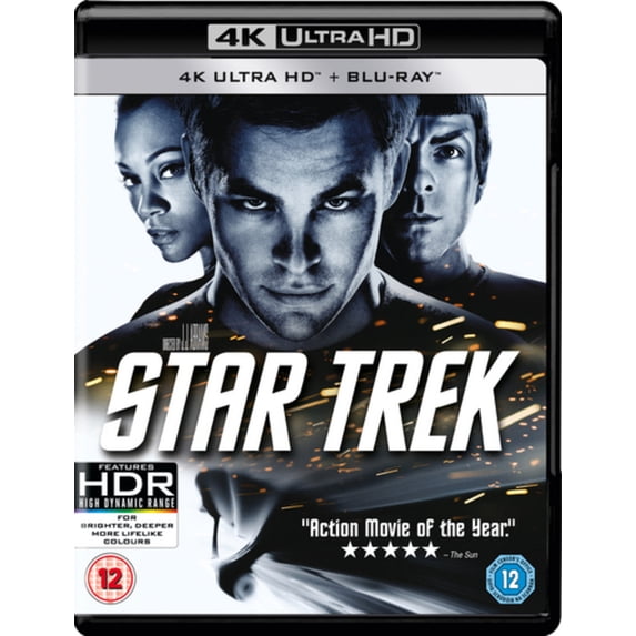 Star Trek (4K Ultra HD) Bruce Greenwood Ben Cross John Cho Simon Pegg Winona Ryder Karl Urban