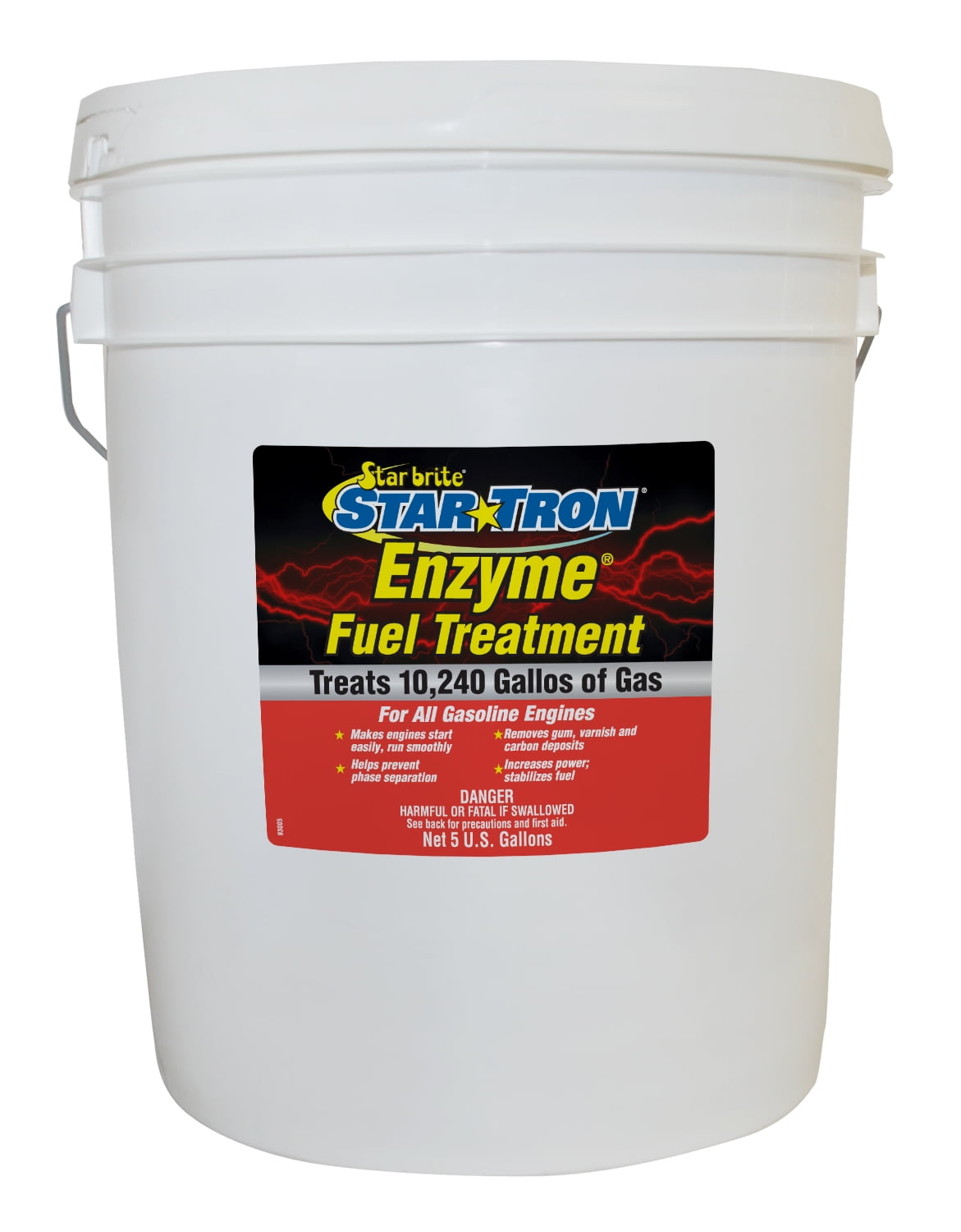 Star Tron Enzyme Fuel Treatment Concentrated Gas Formula 5 GAL