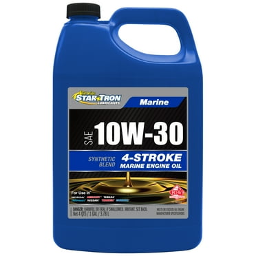 Star Tron 10W-30 Synthetic Blend Marine Oil – 4-Stroke Engine Protection