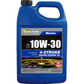 Star brite Star Tron Synthetic Blend 10W-30 Marine Engine Oil – 4-Stroke Oil for Outboards & Inboards – Superior Corrosion Protection, FC-W Certified – For Honda, Yamaha, Mercury, Suzuki & More