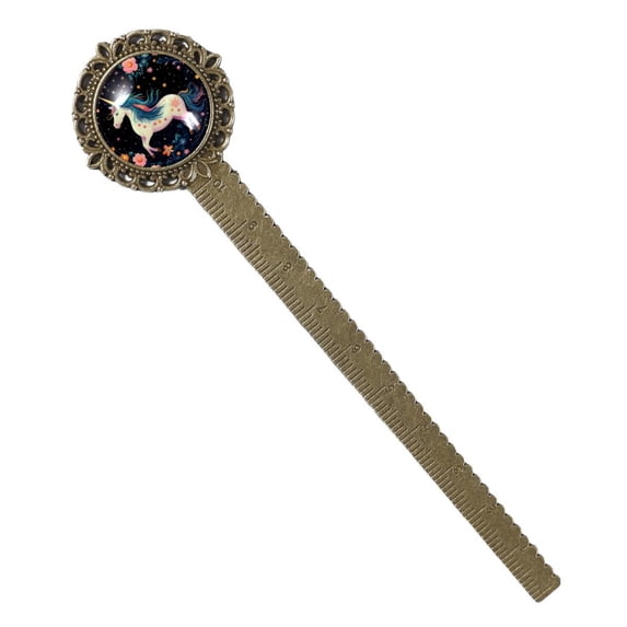 Star Unicorns Lace Bookmark in Antique Bronze - Book Markers for Book Lovers