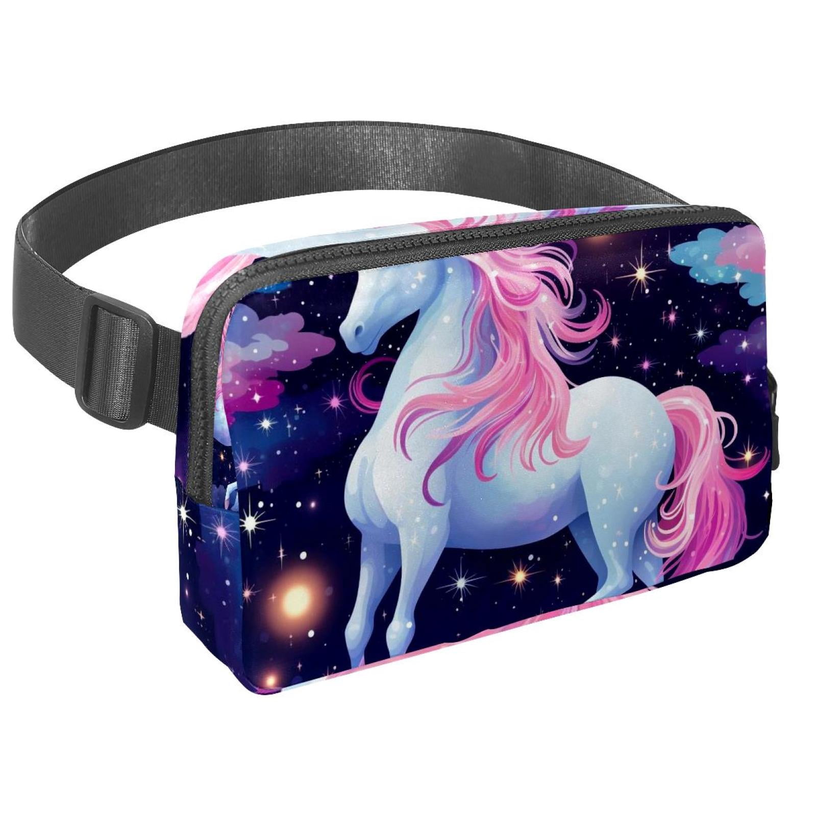 Star Unicorns Lightweight Adjustable Extension Strap Unisex Fanny Pack Waist Pack Cross Body Bag