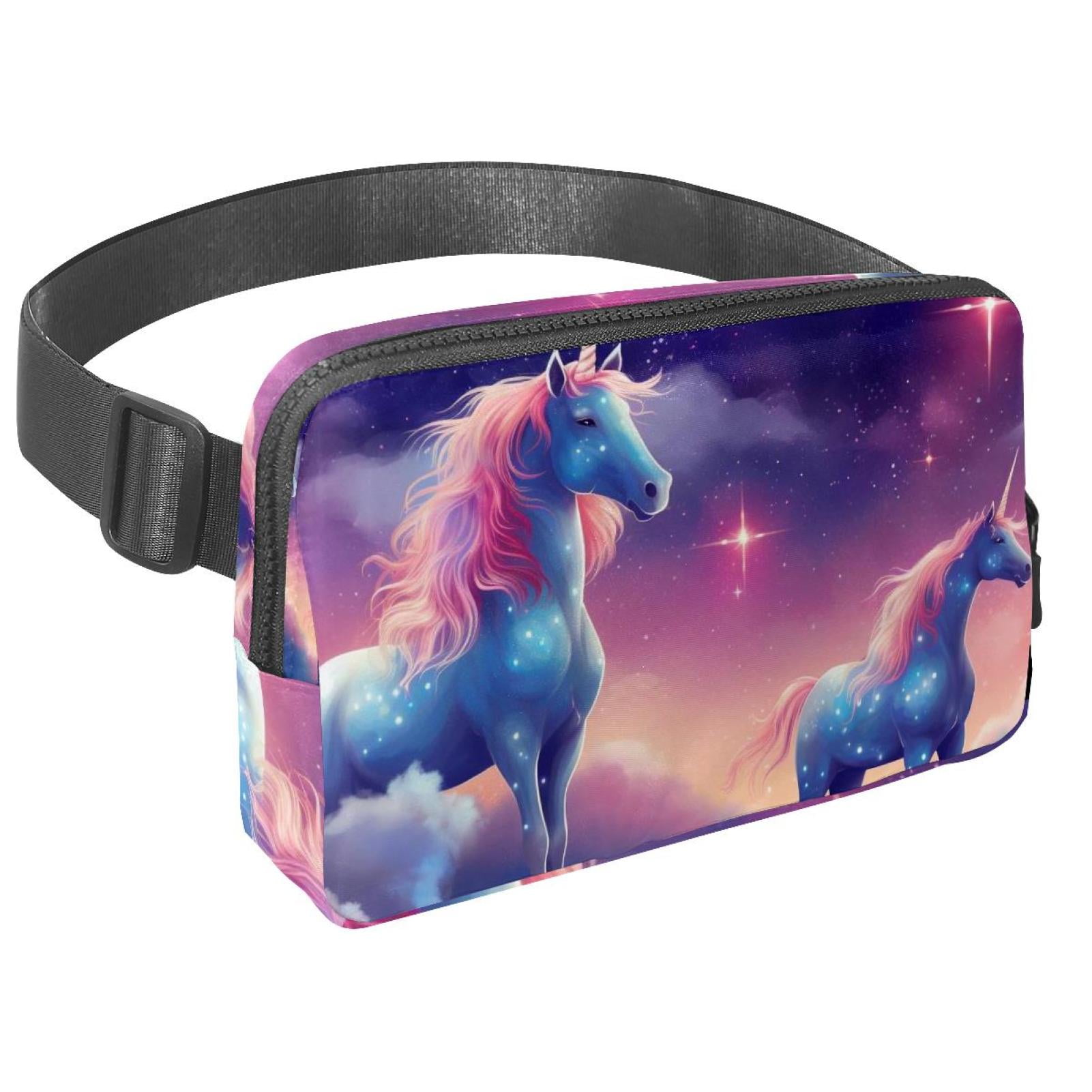 Star Unicorns Lightweight Adjustable Running Belt with Extension Strap for Unisex - Fanny Pack Waist Bag for Fitness and Exercise