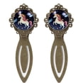 thumbnail image 1 of Star Unicorns Vintage Copper-Colored Lace Bookmarks: Stainless Steel Book Accessories for Book Lovers - Set of 2, 1 of 1