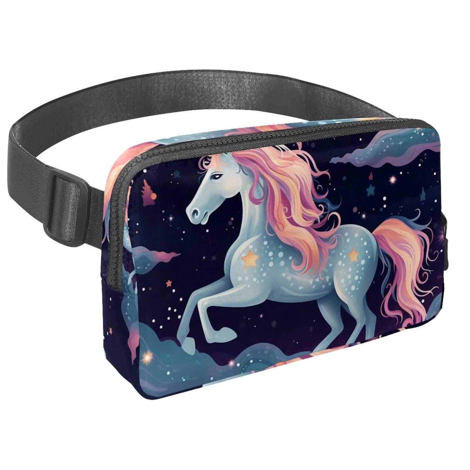 Star Unicorns Waist Pack Fanny Pack Running Belt Lightweight Adjustable with Extension Strap Unisex