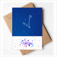 thumbnail image 1 of Star Universe Constellation Pattern Welcome Back Greeting Cards Envelopes Blank, 1 of 4