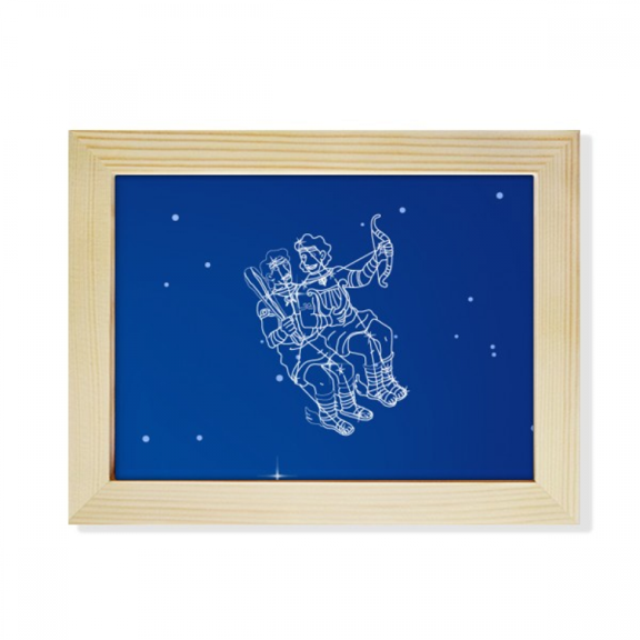 Star Universe Geni Constellation Pattern Desktop Photo Frame Picture Art Decoration Painting 6x8 inch