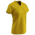thumbnail image 1 of Star V-Neck T-Shirt, Girls' Medium, Gold, 1 of 1