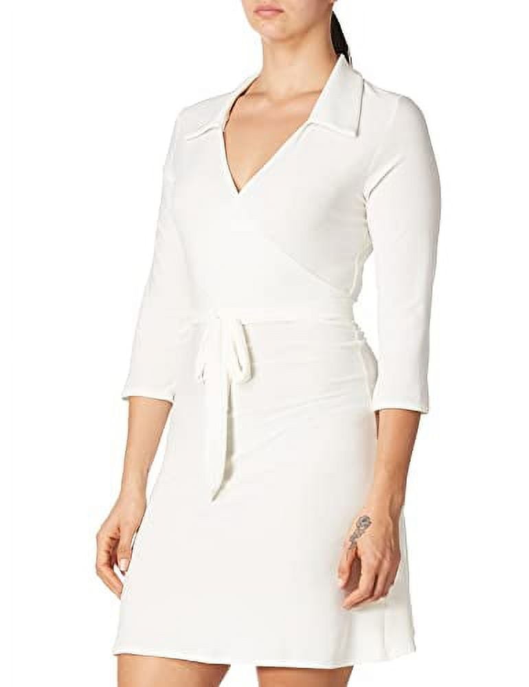 Ivory Wrap Dress