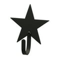 thumbnail image 1 of Village Wrought Iron  Star Wall Hook Small - Black, 1 of 2