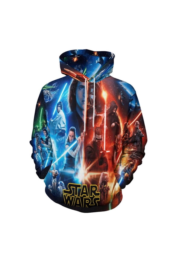 Star War Adult Sweater Pullover Sweatshirt Hoodies Long Sleeve Hooded Jackets Men Women