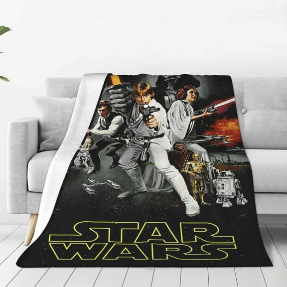 Star War-S Ultra-Soft Micro Fleece Blanket Cozy Blanket Thick Warm Plush Throw Blanket Sofa Cushion