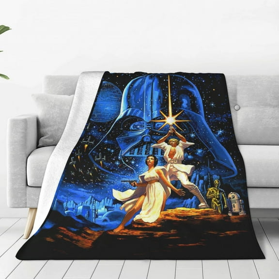 Star War-S Ultra-Soft Micro Fleece Blanket Cozy Blanket Thick Warm Plush Throw Blanket Sofa Cushion