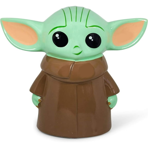 Silver Buffalo Star War's The Mandalorian The Child Large Ceramic Coin Bank