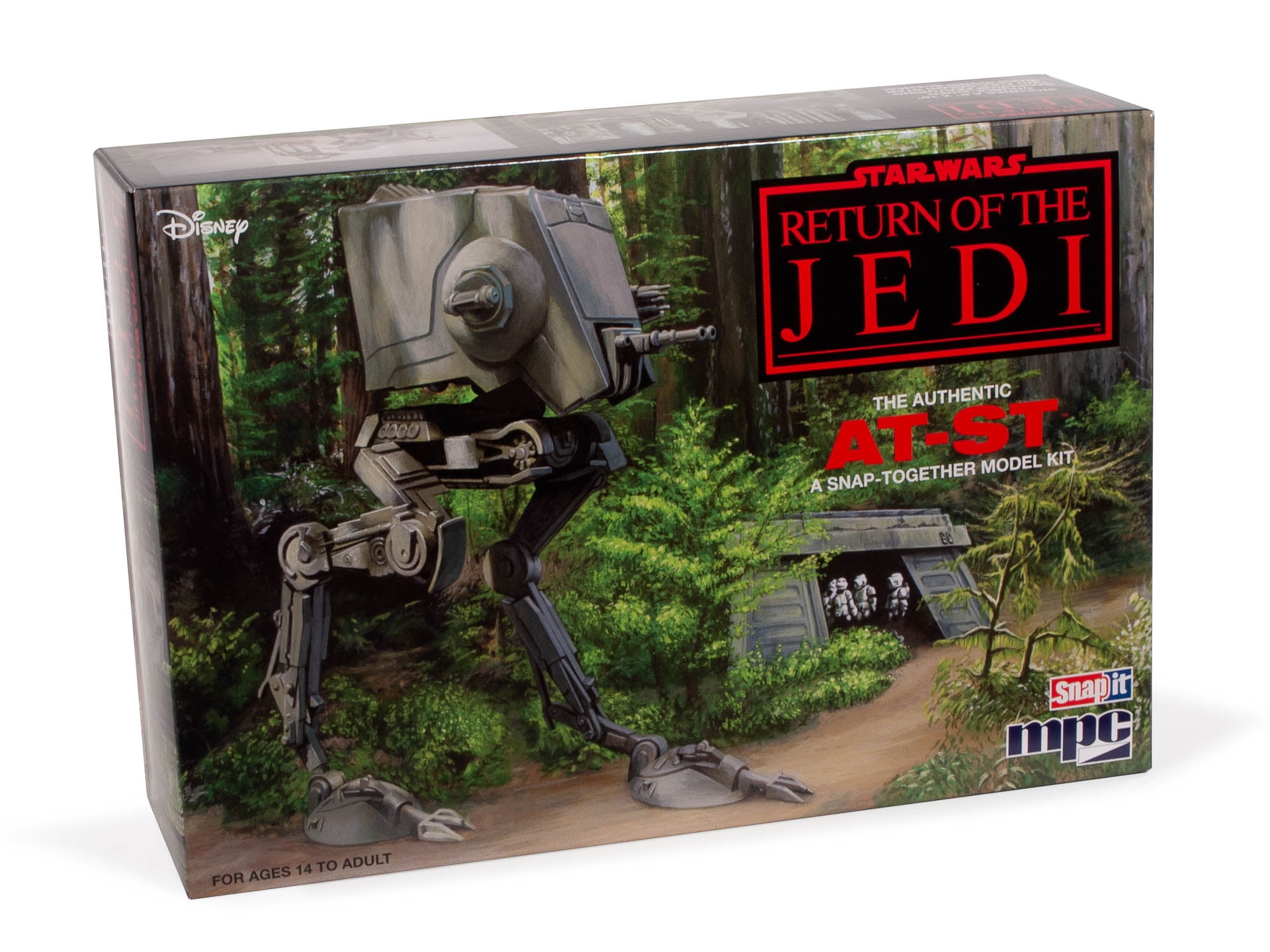 Star Wars Return of the Jedi 1/100 Scale Model Kit: AT-ST (MPC966