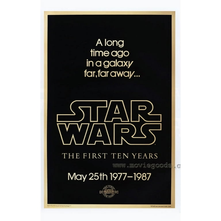 Star Wars 10th Anniversary - movie POSTER (Style B) (27