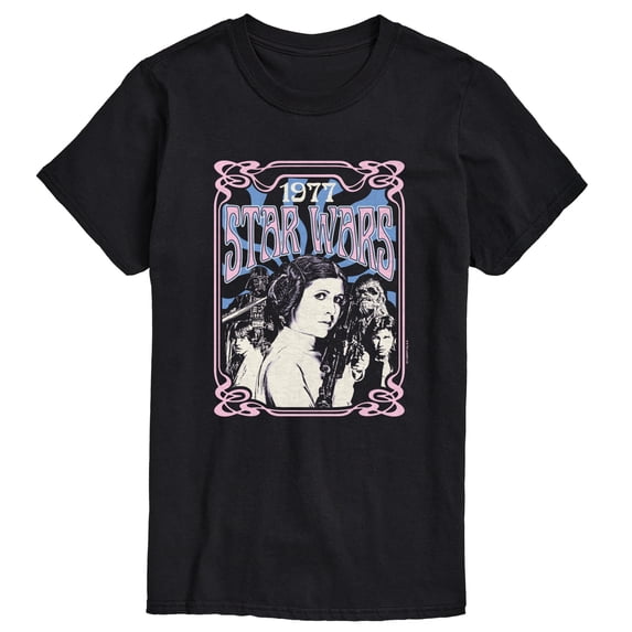 Star Wars - 1977 Poster Short Sleeve Graphic T-Shirt