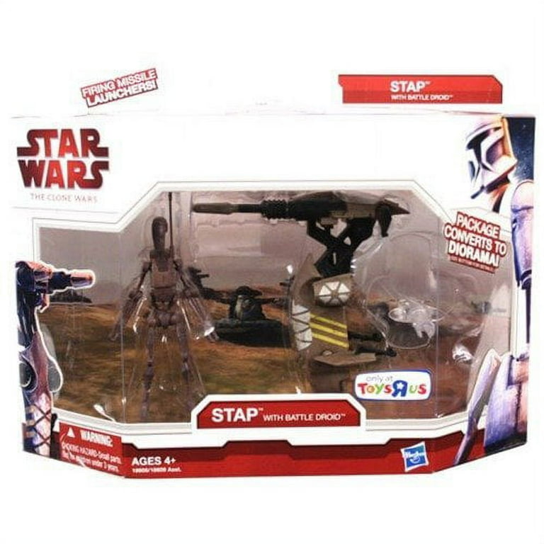 Star Wars STAP Vehicle with Battle Droid Figure 4 Inches [並行輸入品] Star Wars 2009 Clone Wars Legacy Collection Exclusive
