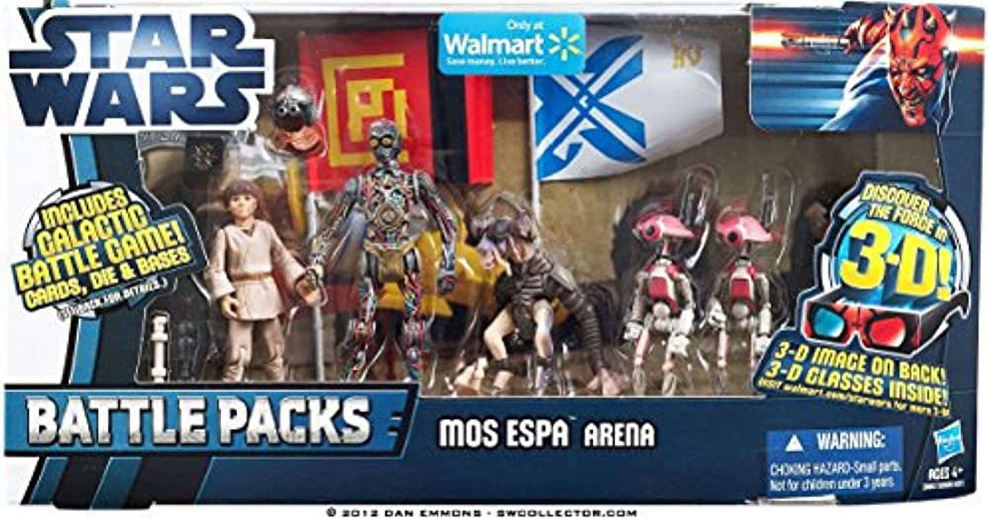 Star Wars 2012 Clone Wars Battle Pack Mos Espa Arena C3P0 Anakin S - image 1 of 2