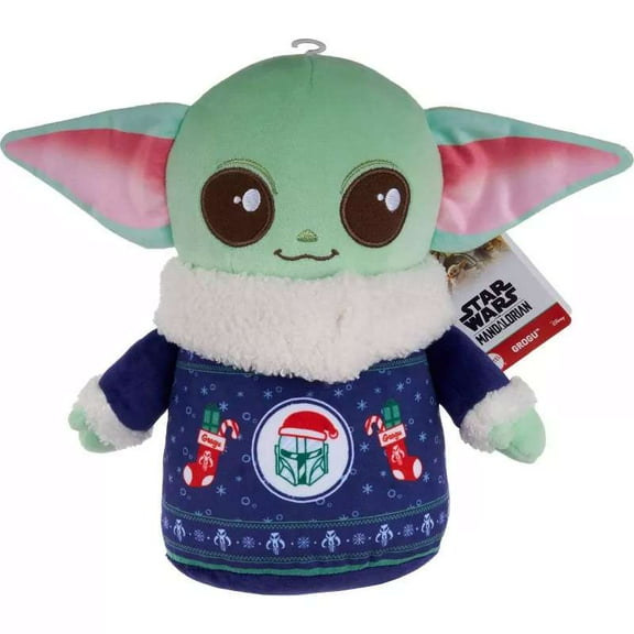Star Wars 2024 Holiday Grogu Plush (Christmas Sweater)
