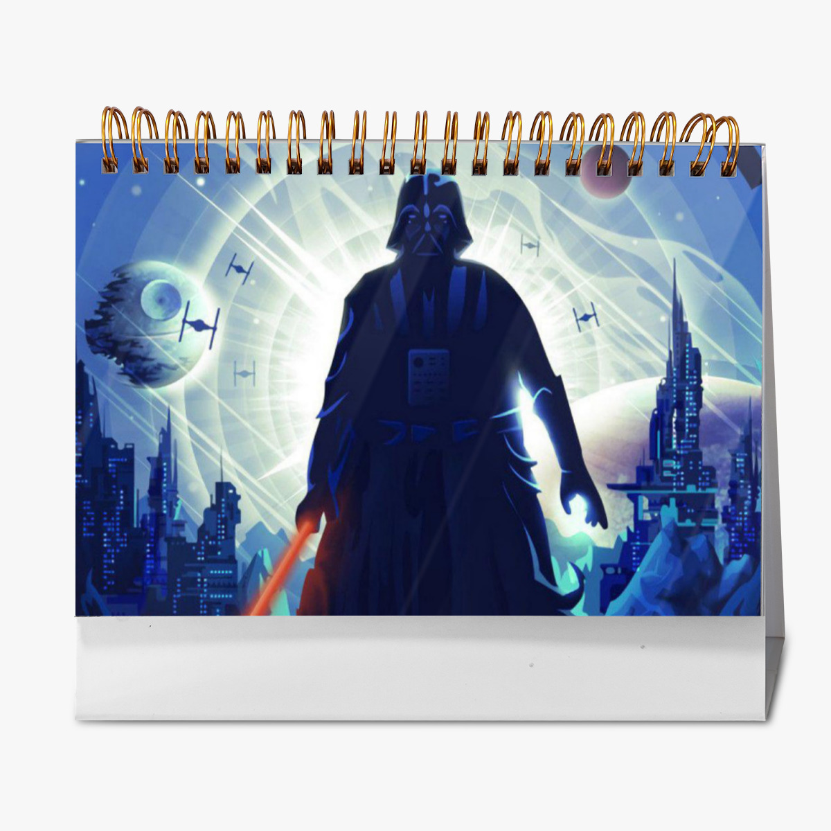 Star Wars 2025 Calendar Cartoon Desktop Calendar Thick Paper for