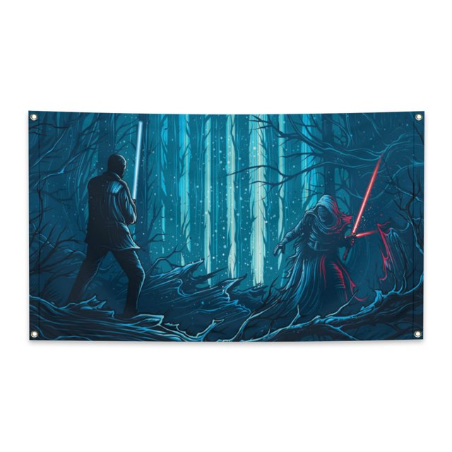 Star Wars 3×4 ft Face Flag Vivid Color and Fade proof Canvas Header