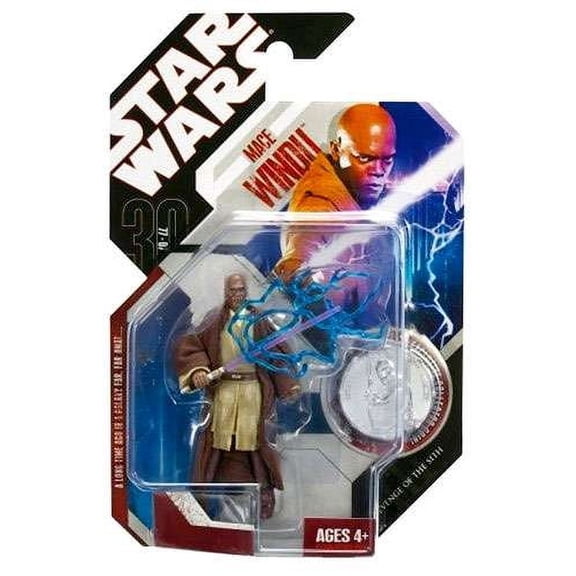 Star Wars 30th Anniversary 2007 Wave 1 Mace Windu Action Figure
