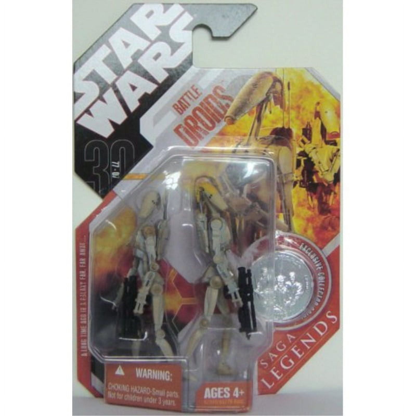 Star Wars 30th Anniversary Saga Legends Red Rusted Battle Droids
