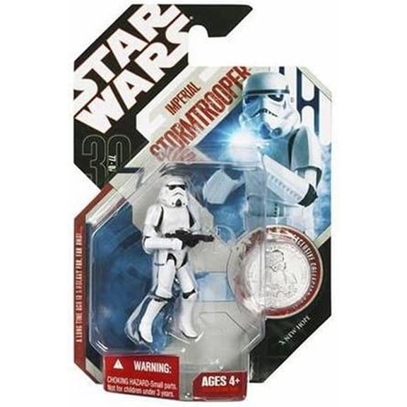 Star Wars 30th Anniversary Stormtrooper Action Figure #20 with Coin