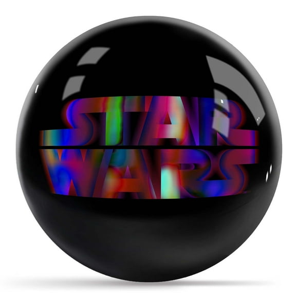 Star Wars 3D Graphic Logo Undrilled Bowling Ball