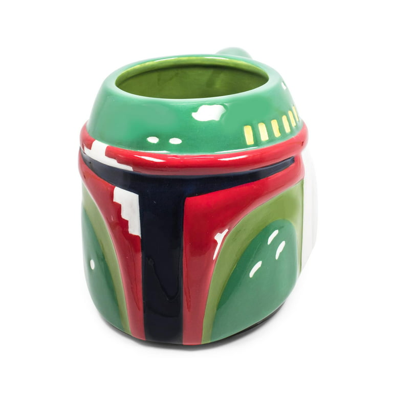  Galerie Boba Fett Themed Mug, Collectible Coffee Cup with 3D  Arm Handle, Gifts for Star Wars Fans, 1 Ounce Hot Cocoa Pouch Included :  Home & Kitchen