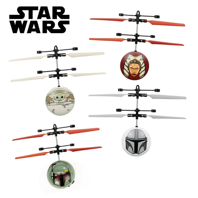 Star Wars 4Pack Flying UFO Ball Helicopter Baby Yoda Mandalorian