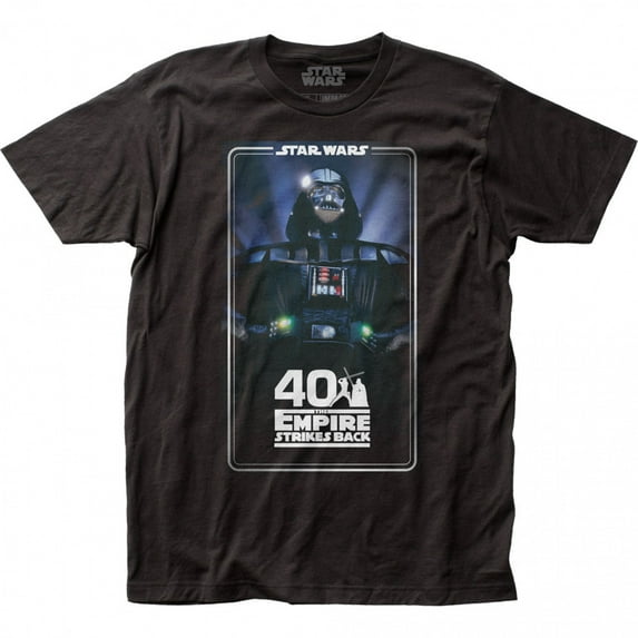 Star Wars 40th Anniversary Empire Strikes Back Poster T-Shirt-Medium