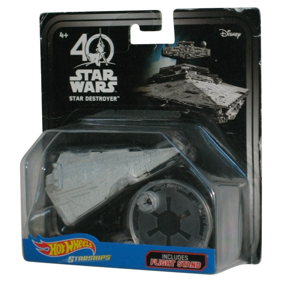 Star Wars 40th Anniversary Hot Wheels (2016) Starships Star Destroyer - (Damaged Packaging)
