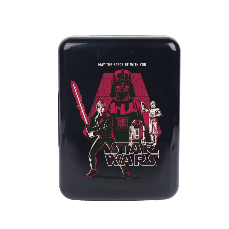 Star Wars 4L 6-Can Mini Fridge, Black - Walmart.com