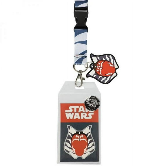 Star Wars 819385 Ahsoka Tano Lanyard with Charm & ID Holder